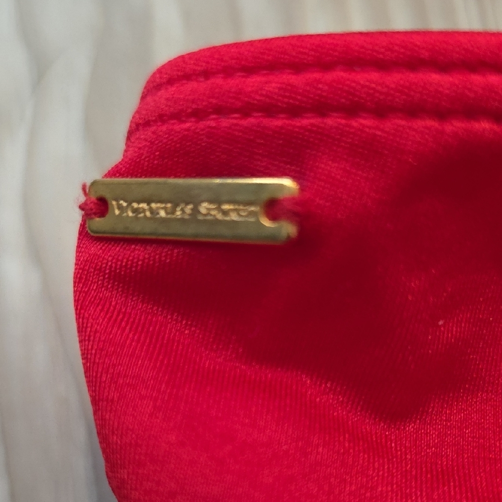 Victoria's Secret Red Bikini with Gold Ring Detail - Picture 4 of 6